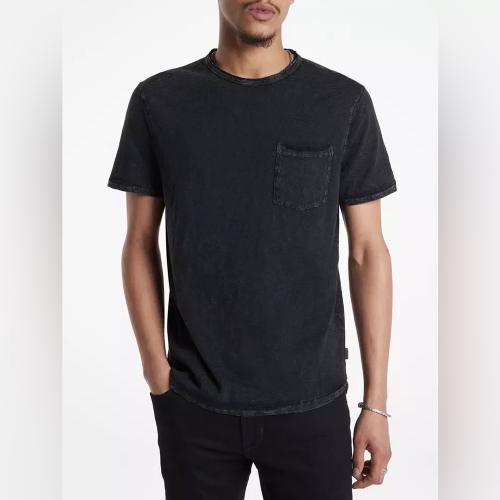 John Varvatos COOPER VINTAGE CREW - Color: Charcoal - Size M